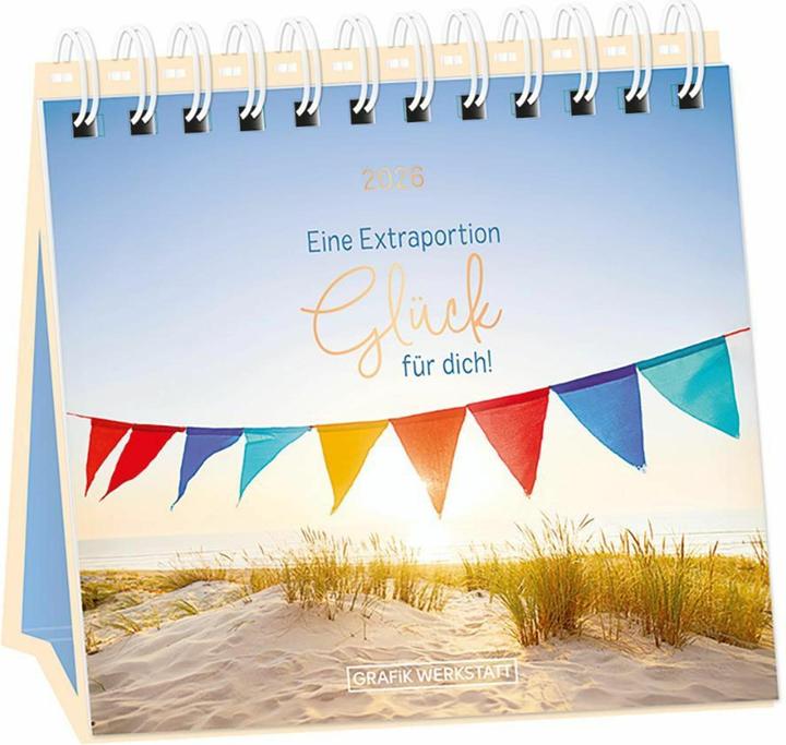 Actual product image Tischkalender 2026 Extraportion Glück (German)