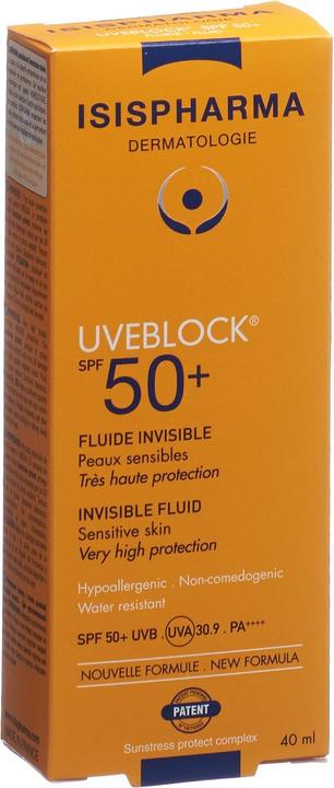 Produktbild Isispharma Uveblock Fluide Invisible Spf50+ (Sonnencreme, SPF 50, 40 ml)