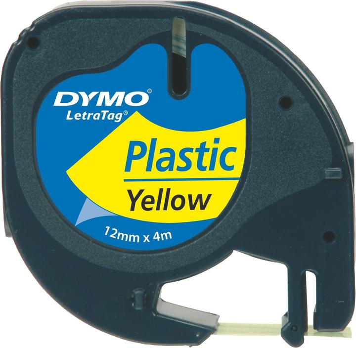 Produktbild Dymo Plastikband schwarz auf gelb (1.20 cm, Gelb)