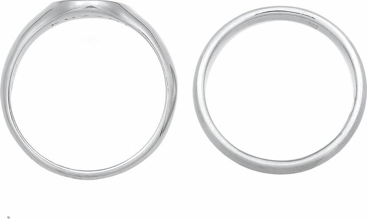 Image du produit Kuzzoi Bague à ruban, set de bagues, bague sceau (64, Argent 925)