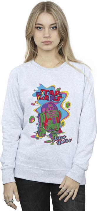 Actual product image Star Wars Womens/Ladies R2D2 Pop Art Sweatshirt (M)