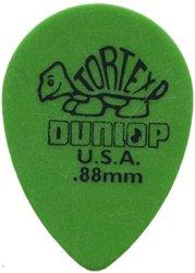 Actual product image Dunlop Tortex Small Teardrop Green - 0.88