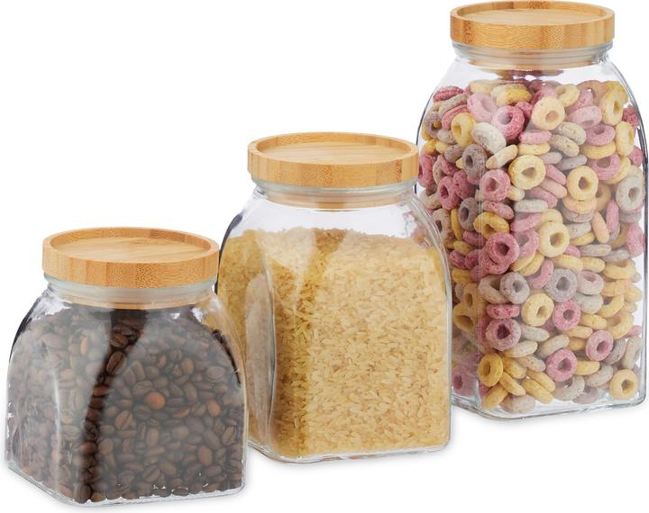 Actual product image Relaxdays Storage jars (1.40 l)