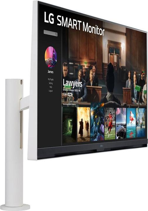 Produktbild LG Monitor Smart 32SQ780S-W (3840 x 2160 Pixel, 32")