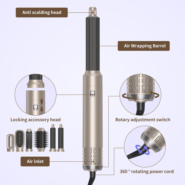 Image du produit Novidarte 6 in 1 Styling-Haartrockner