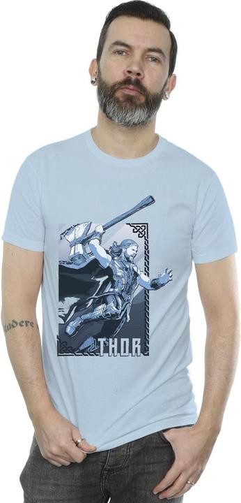 Image du produit - T-shirt THOR LOVE AND THUNDER ATTACK - Homme (L)