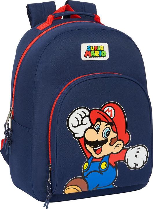 Produktbild Super Schulrucksack Mario World Marineblau 32 x 42 x 15 cm