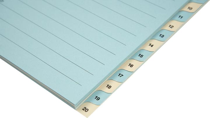 Actual product image Biella Register Cardboard coloured