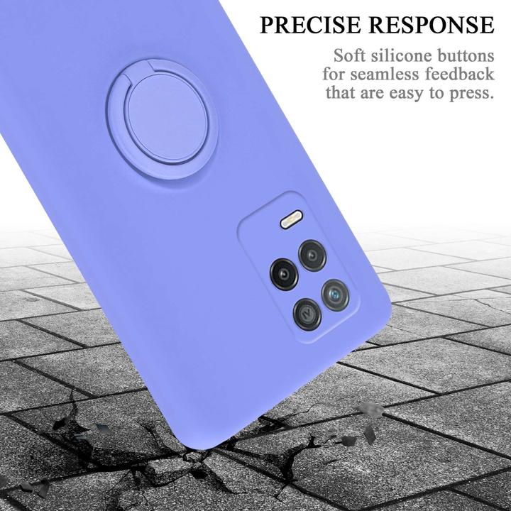 Actual product image Cadorabo TPU Liquid Ring Silicone Case Cover for Realme 8 5G / V13 / Q3 / Q3i / Narzo 30 5G (Realme V13, Realme Narzo 30 5G, Realme Q3i 5G)