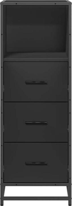 Produktbild VidaXL Badschrank Schwarz 35x37,5x100 cm Holzwerkstoff