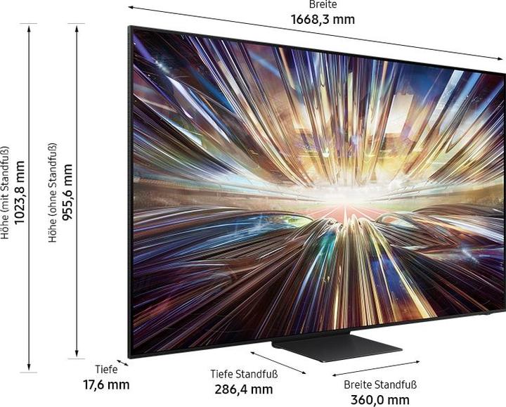 Actual product image Samsung GQ75QN800DTXZG (75", QN800D, NeoQLED, 8K, 2024)