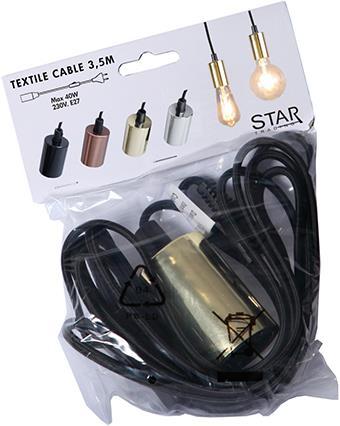 Actual product image Star Trading Textile Cordset (E27)