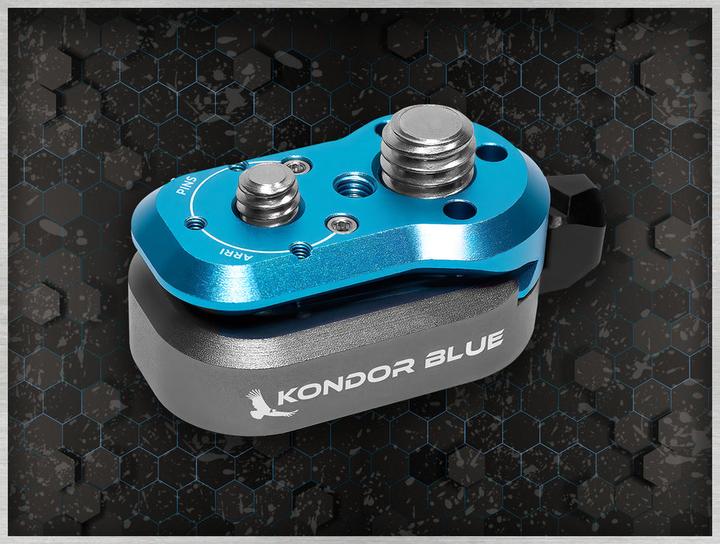 Immagine prodotto Kondor Blue Piastre a sgancio rapido Mini Lock per i flussi di lavoro delle fotocamere professionali (Kondor
