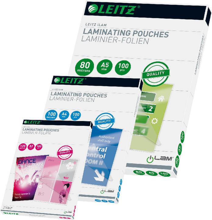 Actual product image Leitz Laminating pouch (A4, 100 Piece, 125 µm)