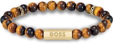 Produktbild Hugo Boss - Trendy beaded bracelet with tiger's eye Sphere 1580661 - Length: 17.5 cm (17.50 cm)