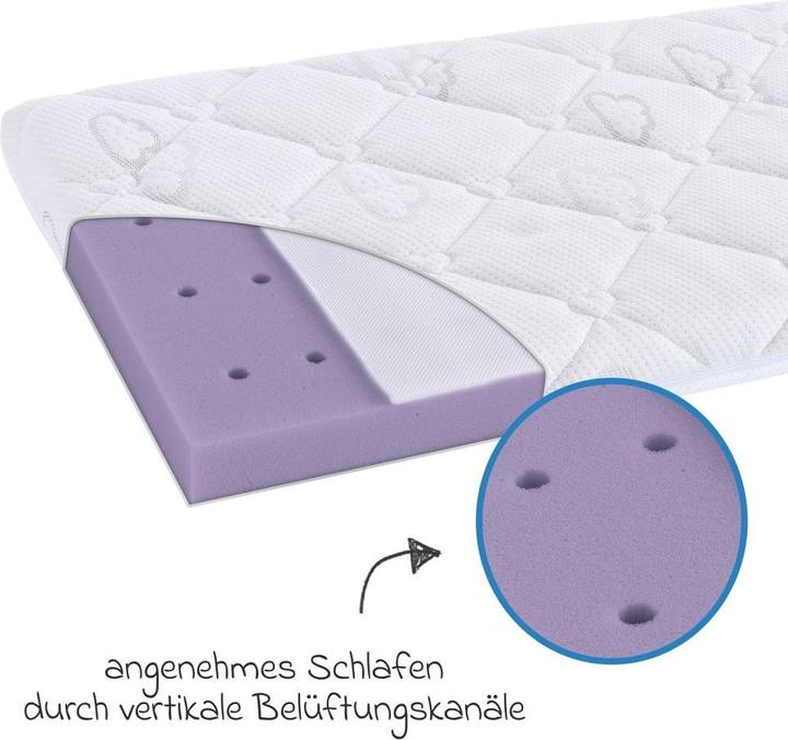 Actual product image Träumeland Cradle mattress Brise Light (40 x 90 cm)