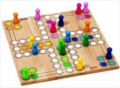 Image du produit Goki Variable de jeu Ludo en bois (Allemand)