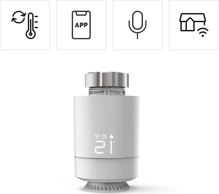 Actual product image Hama Smartes Heizkörperthermostat, Erweiterung für WLAN-Heizungssteuerung