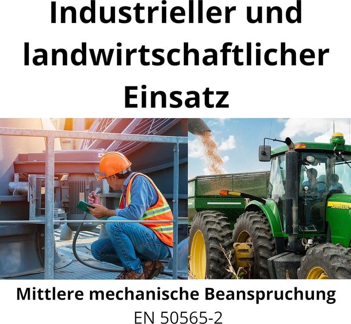Produktbild Lapp 10 Meter 1600098 H07RN-F 1x6 mm² Gummileitung flexibel ohne Schutzleiter I UV-resistentes Kabel (10 m)