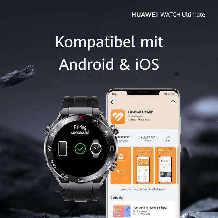 Actual product image Huawei Watch Ultimate Voyage Blue (48.50 mm, WLAN only)
