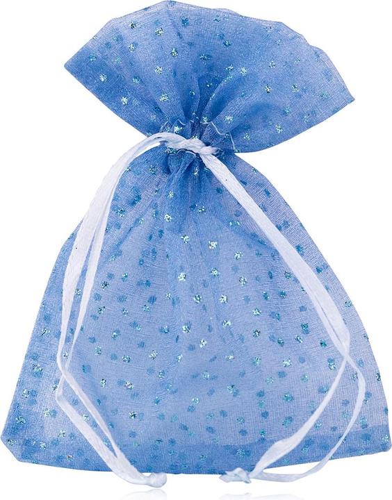 Immagine prodotto Accentra Borsa in organza blu media (Nastro da regalo, 10 x)