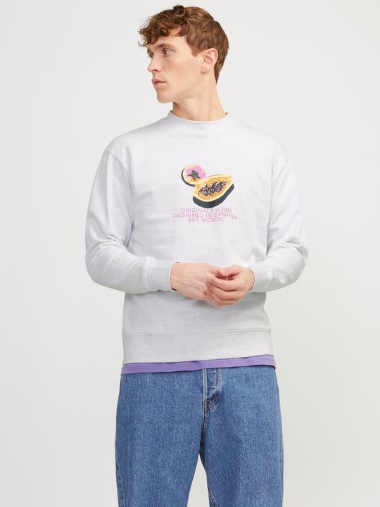 Actual product image Jack & Jones Printed sweatshirt with round neck Sweatshirt with round neck (S)