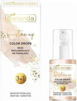 Produktbild Bielenda Boost Me Up Colour Drops 3in1 Brightening Foundation Base 30ml