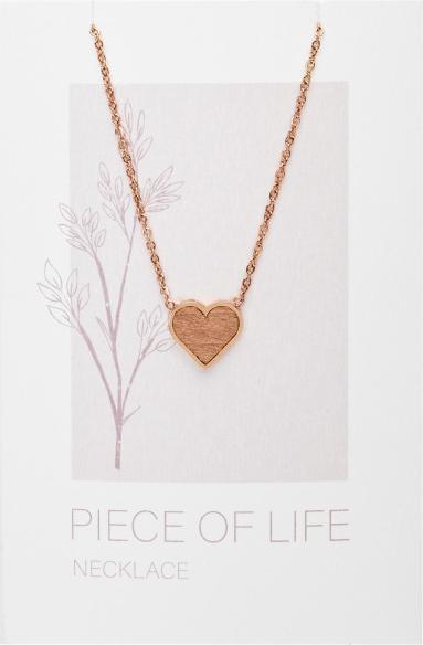 Produktbild HCA Halskette Piece of Life - rosévergoldet - Herz (Edelstahl)