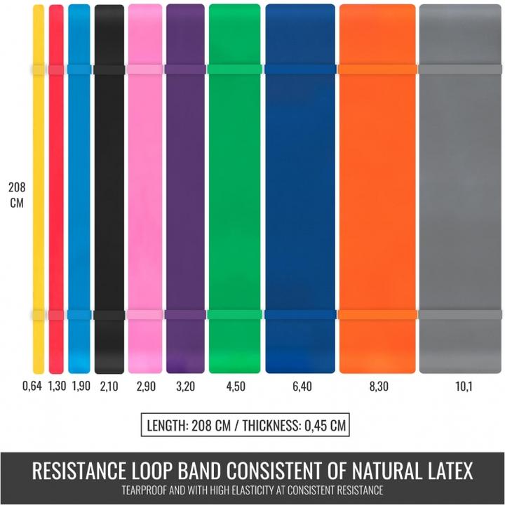Produktbild Gorilla Sports Resistance Band (2.08 m, Extra Leicht)