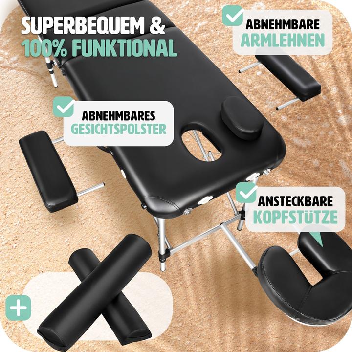 Image du produit tectake Table de massage 2 zones