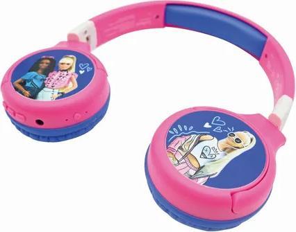 Actual product image Lexibook Barbie headphones for children, 2 in 1 Bluetooth and cable connection, foldable, volume limiter