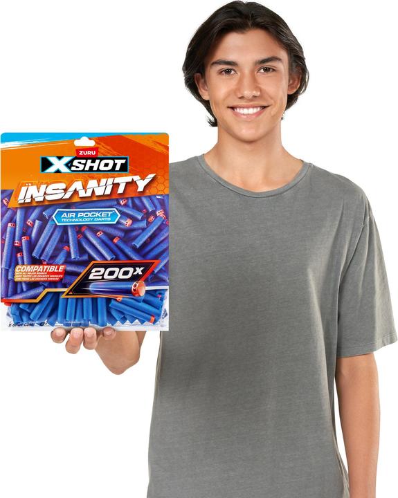 Immagine prodotto Xshot - Confezione di ricarica per 200 freccette Insanity