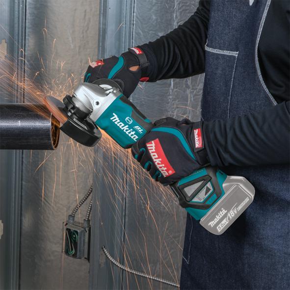 Actual product image Makita DGA517ZJ Battery angle grinder in Makpac (125 mm)