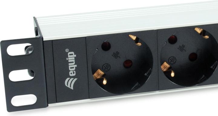 Actual product image equip Power strip 1HE4fach Schuko.CEE.Kabl.si (4 x, CEE 7/7, 1.50 m)