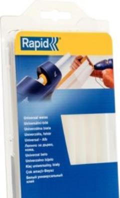 Rapid Universal white glue sticks Ø12x190mm 14 pieces