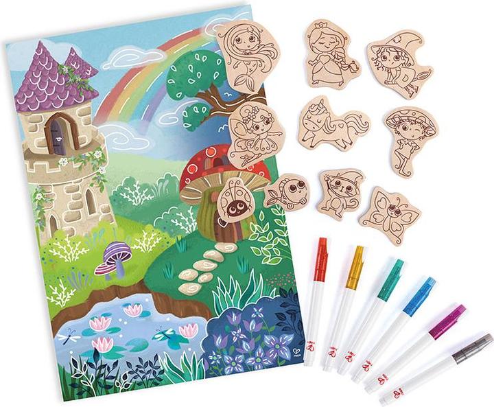 Image du produit Hape Kit de dessin et de jeu "Forêt enchantée