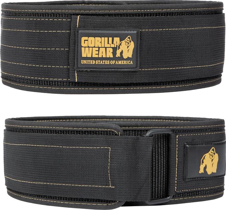 Gorilla Wear 4 Inch Nylon Lifting Belt