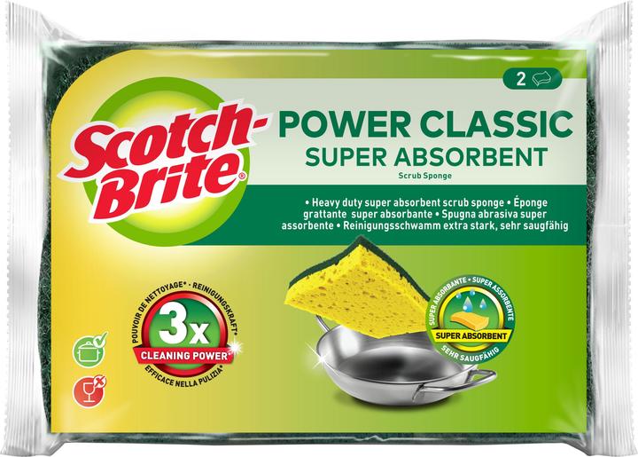 Produktbild Scotch-Brite Classic Naturfaser Reinigungsschwamm (2 Stk.)