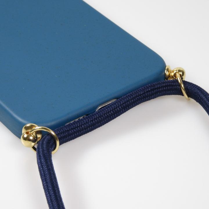 Produktbild PhoneLook Hülle Bio Eco-Friendly Vegan mit Handykette Necklace blau