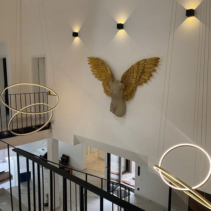 Produktbild s.luce Hängelampe Ring Gold Ø 80 | 60cm