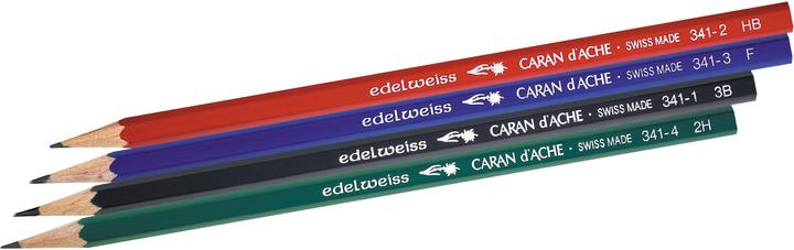 Produktbild Caran d'Ache Graphitstift (2 mm, 3B, 4 x)