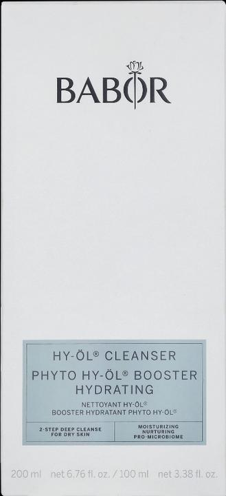 Actual product image Babor CLEANSING HY-OIL & Phyto HY-OIL Booster Hydrating Set (Cleaning cloths, 300 ml)