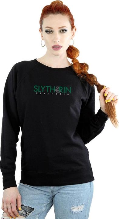 Actual product image Womens/Ladies Slytherin Text Sweatshirt (L)