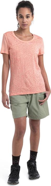 Actual product image Icebreaker Women Merino 150 Tech Lite III SS Scoop Tee Through the Woods (S)