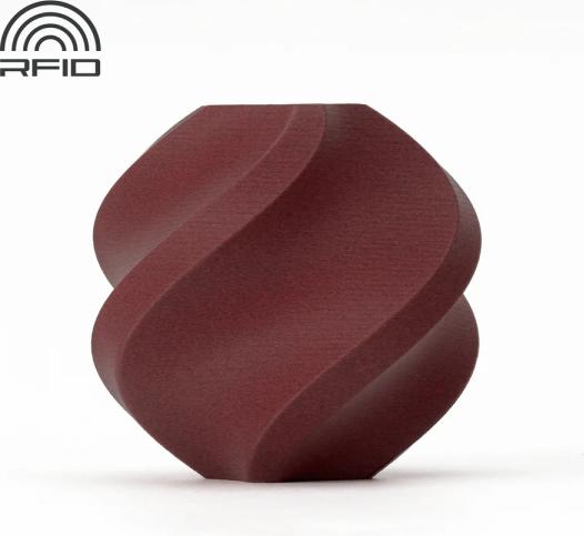 Immagine prodotto Bambu Lab PLA CF - Rosso borgogna - 1,75 mm (PLA, 1.75 mm, Rosso)
