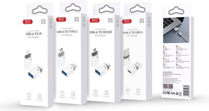Produktbild xO Adapter NB256D USB-C - USB weiss (USB, USB Typ C)