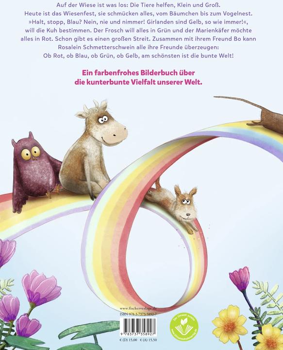 Image du produit Rosalein Schmetterschwein Zusammen sind wir kunterbunt (Allemand, Steffi Hahn, 2022)