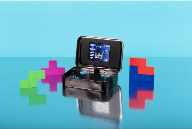 Actual product image Fizz Creations Tetris Arcade in a Tin