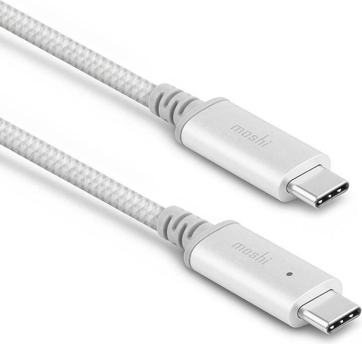 Image du produit Moshi 99MO084245 Câble USB 2 m 2.0 USB C argenté (2 m, USB 2.0)
