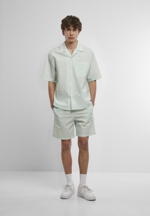 Image du produit Urban Classics Chemise à manches courtes Relaxed Seersucker - 140935 (L)